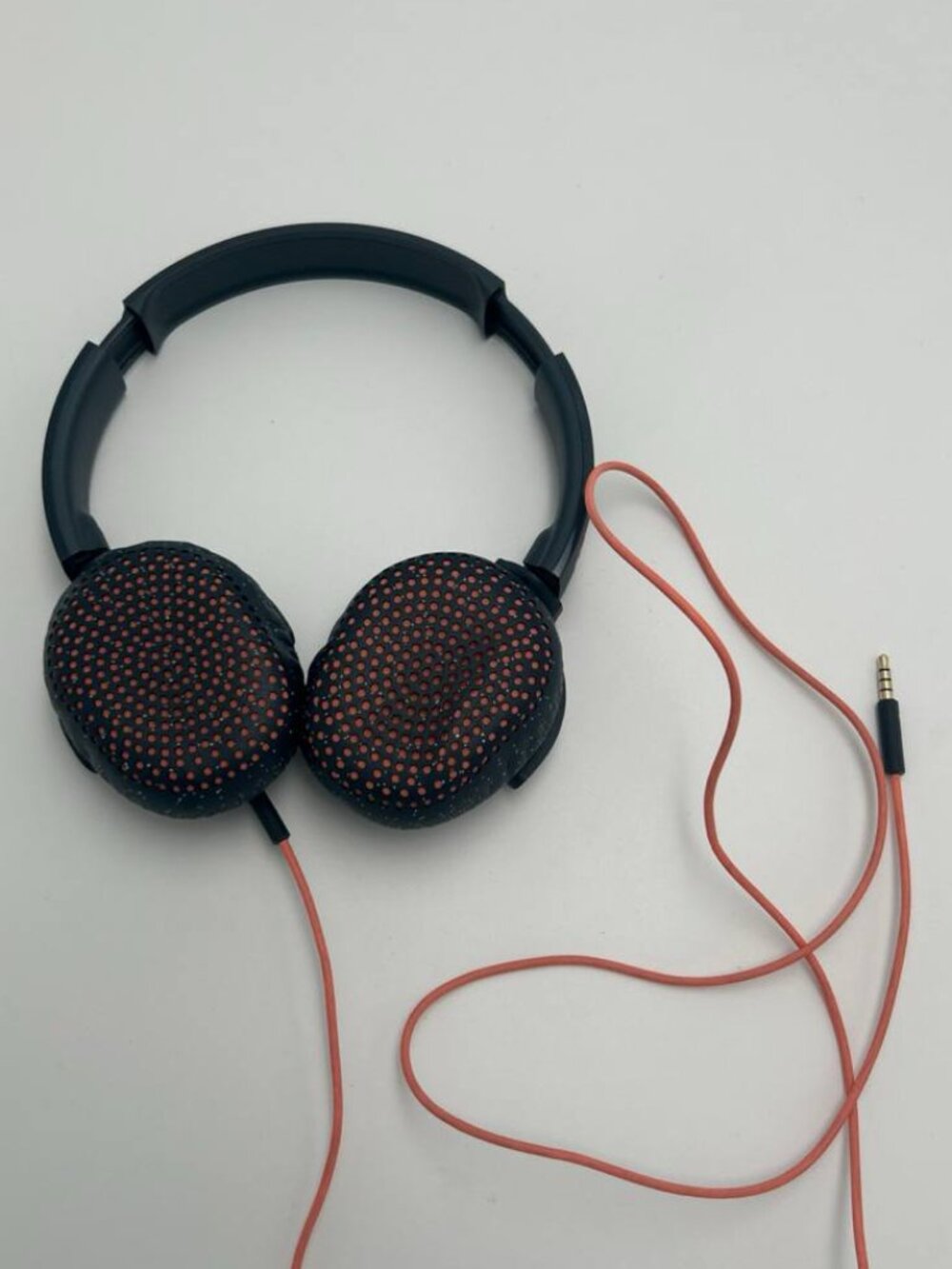 Skullcandy Riff Wired On-Ear Headphones w/ Mic Blue Orange S5PXY